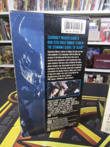 Alien vhs movie back
